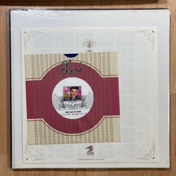 Legends Music Commemorative Elvis Presley Stamp Collection (1993) Sealed - Picture 3 of 6